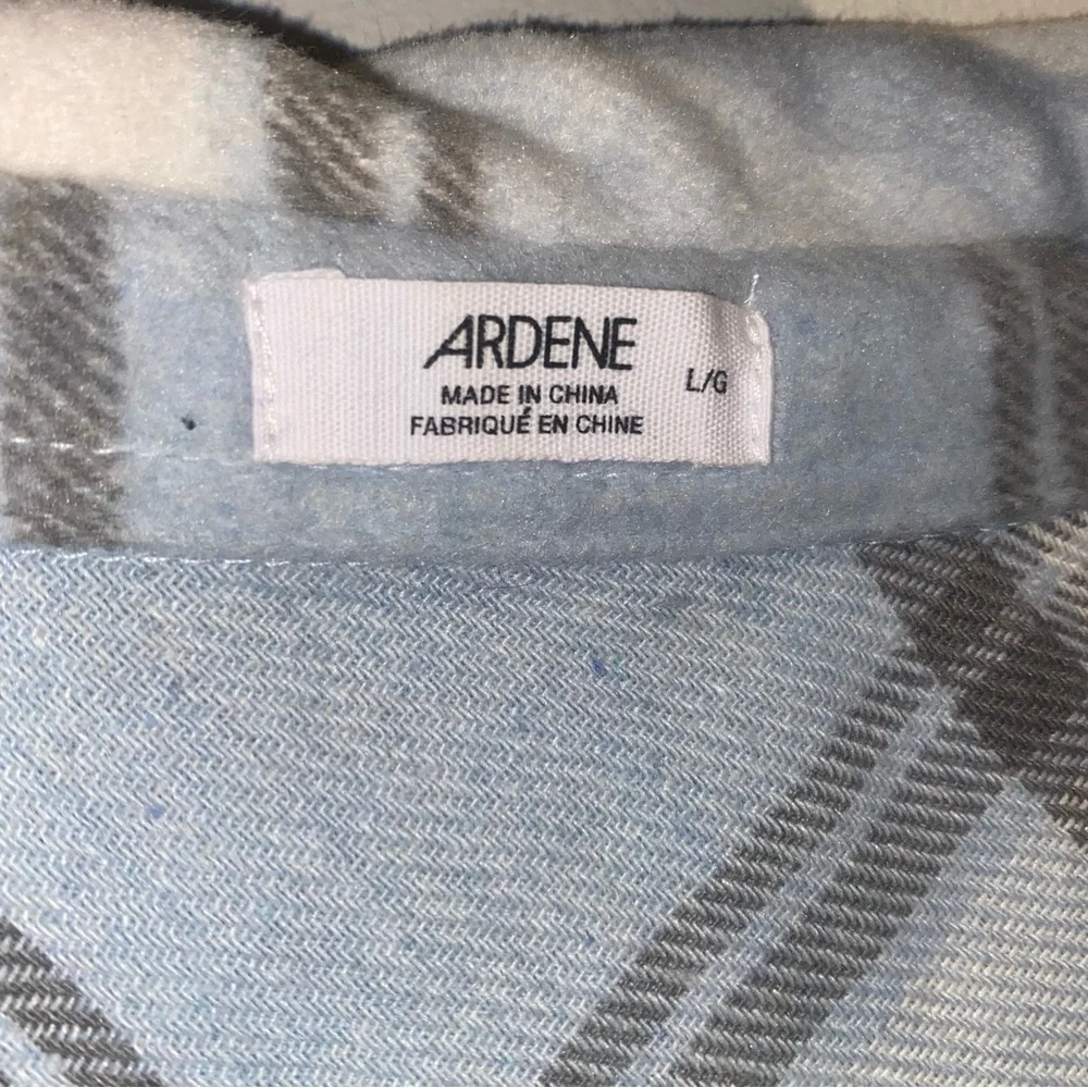 Plaid button up - Picture 3 of 3